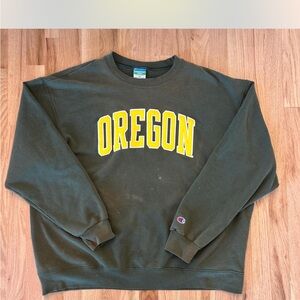 Champion Men's Green Oregon Sweater